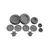 Zestaw kół do F-16A/B/C/D Fighting Falcon – Late Wheels – skala 1:33